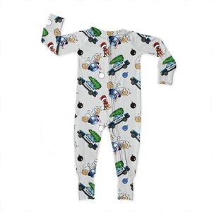 New in Packaging “Miller & Company “ Bamboo Christmas/Police Infant Footie